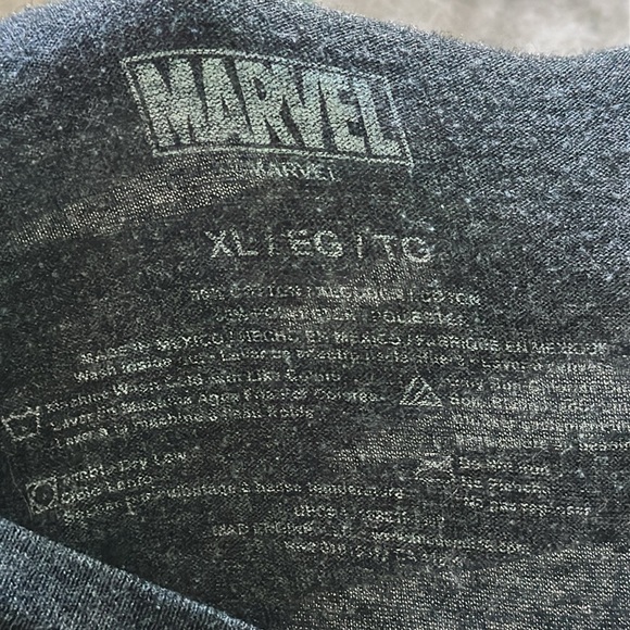 Marvel Gray T-Shirt Size L - Picture 4 of 4